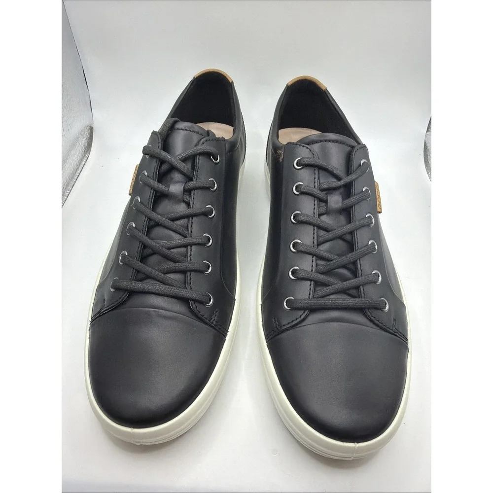 ECCO Soft 7 Men's Black  Athletic Shoes. 430004 01001 Size EU 46, US 12-12.5.